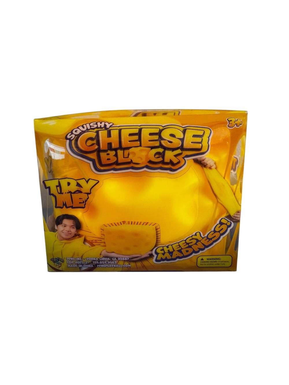 5" Squishy Cheese Block Stretchy Stress Toy ADHD Sensory Squeeze Large